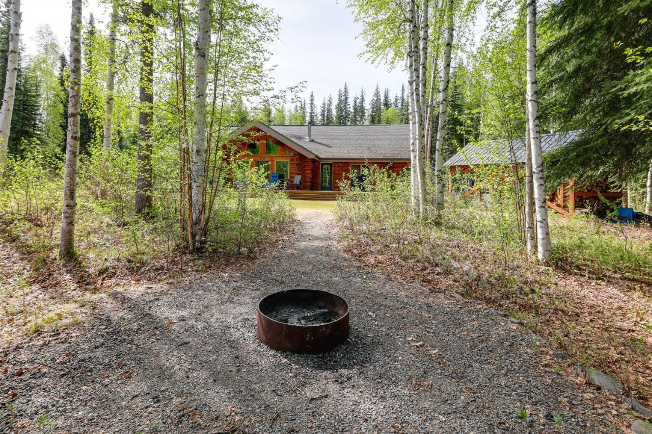 Riverside Log Cabin On-Site Aurora Viewing! North Pole Exterior photo